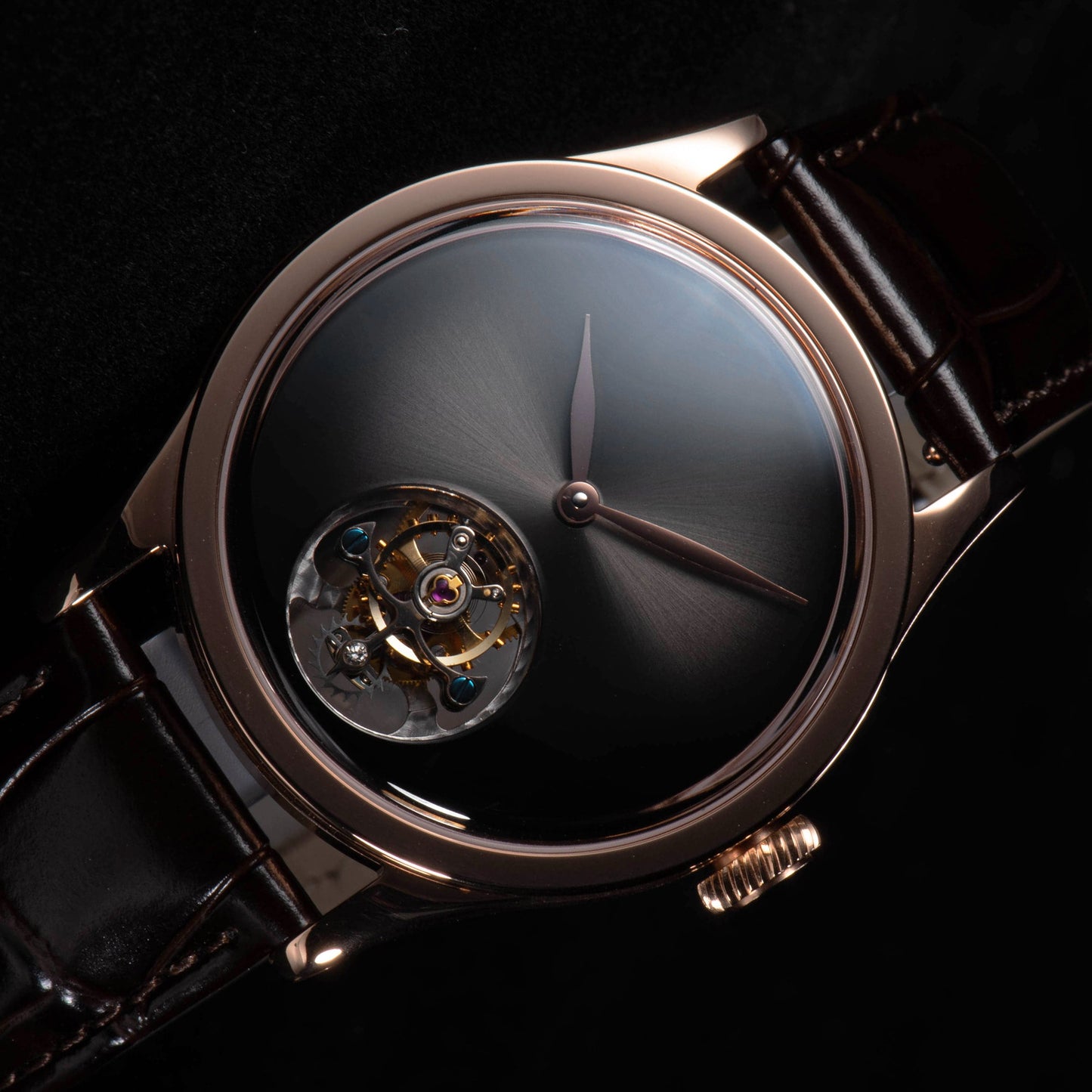 Tourbillon Master SU8000MRGR Rose Gold Case Grey Dial