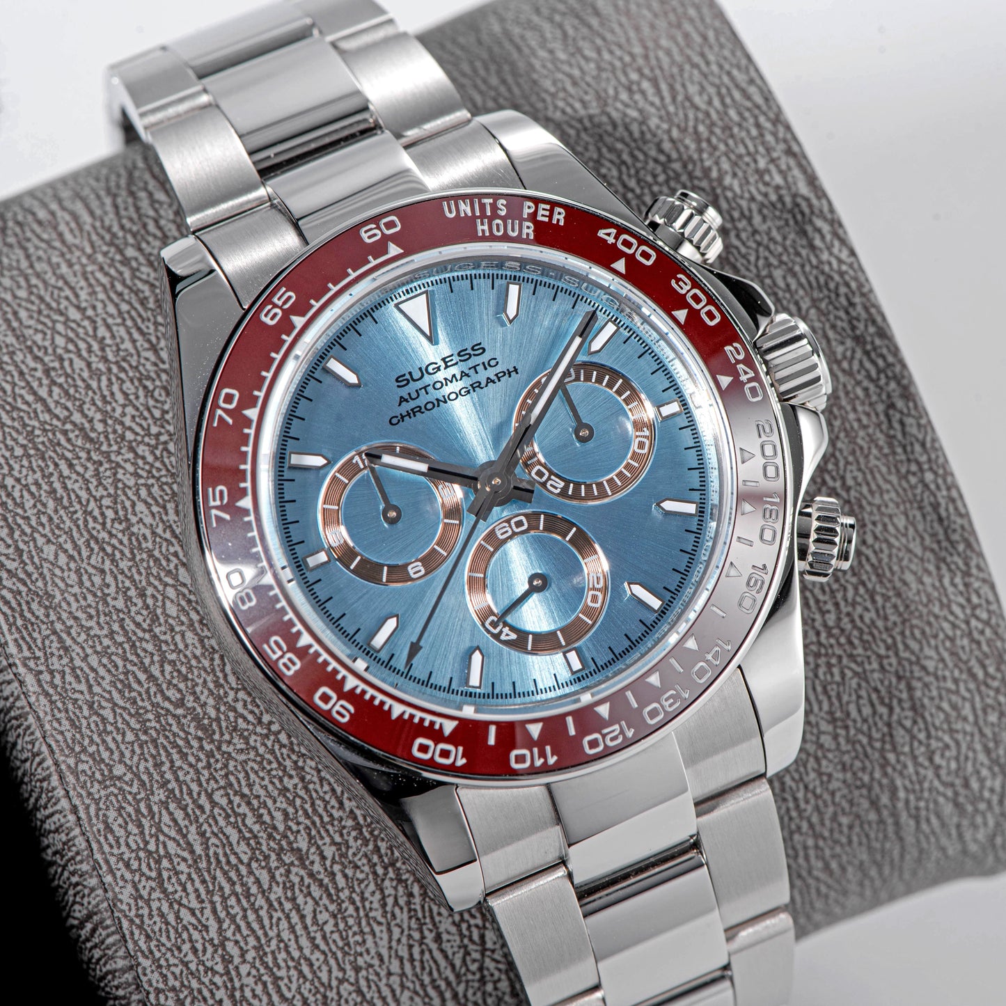 Automatic Chronograph S418-2.003 Panda Dial Ceramic Bezel Professional