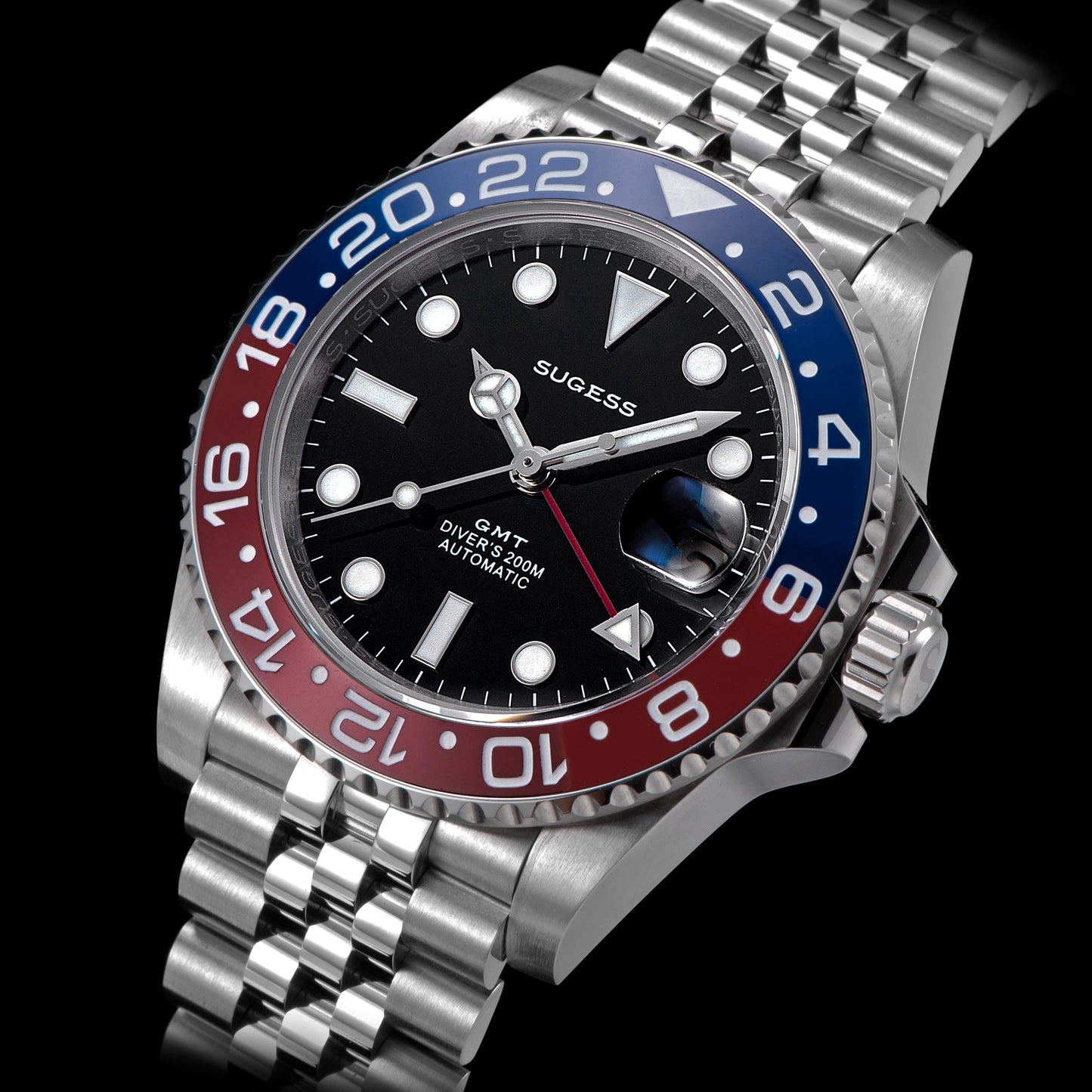 GMT DIVER'S SU126710BLRO Red & Blue Bezel Pepsi Jubilee Bracelet (2024 Updated version)