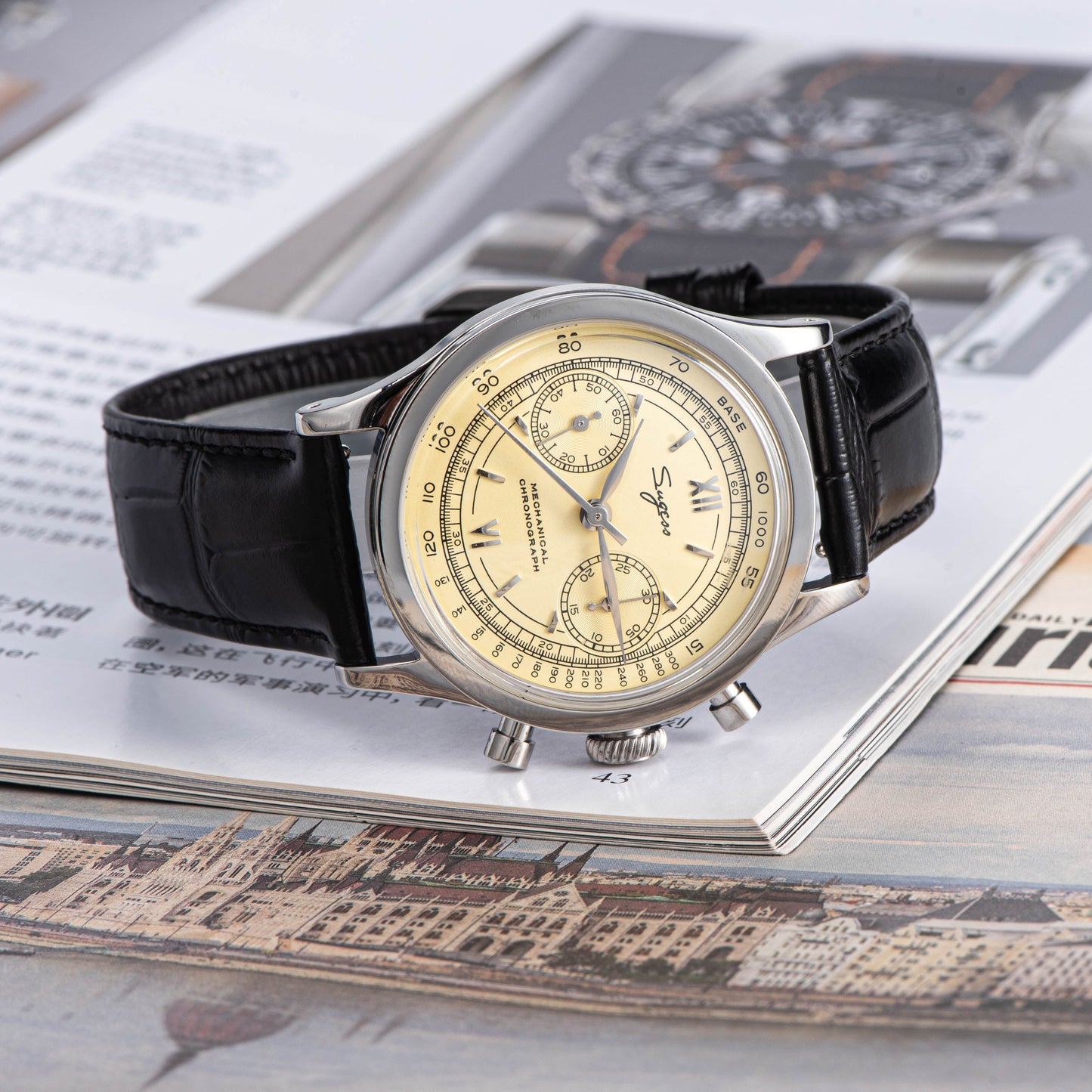 Chrono Heritage 411 SU1901CS Creamy Dial