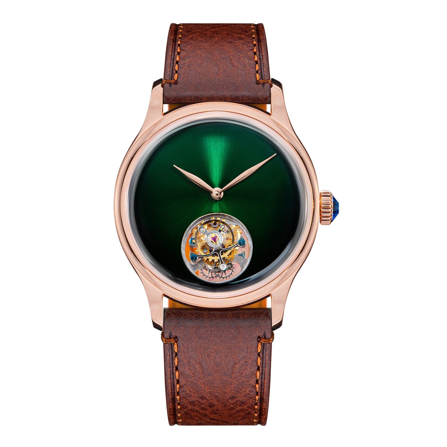 Tourbillon Master S454 Rose Gold Green Dial