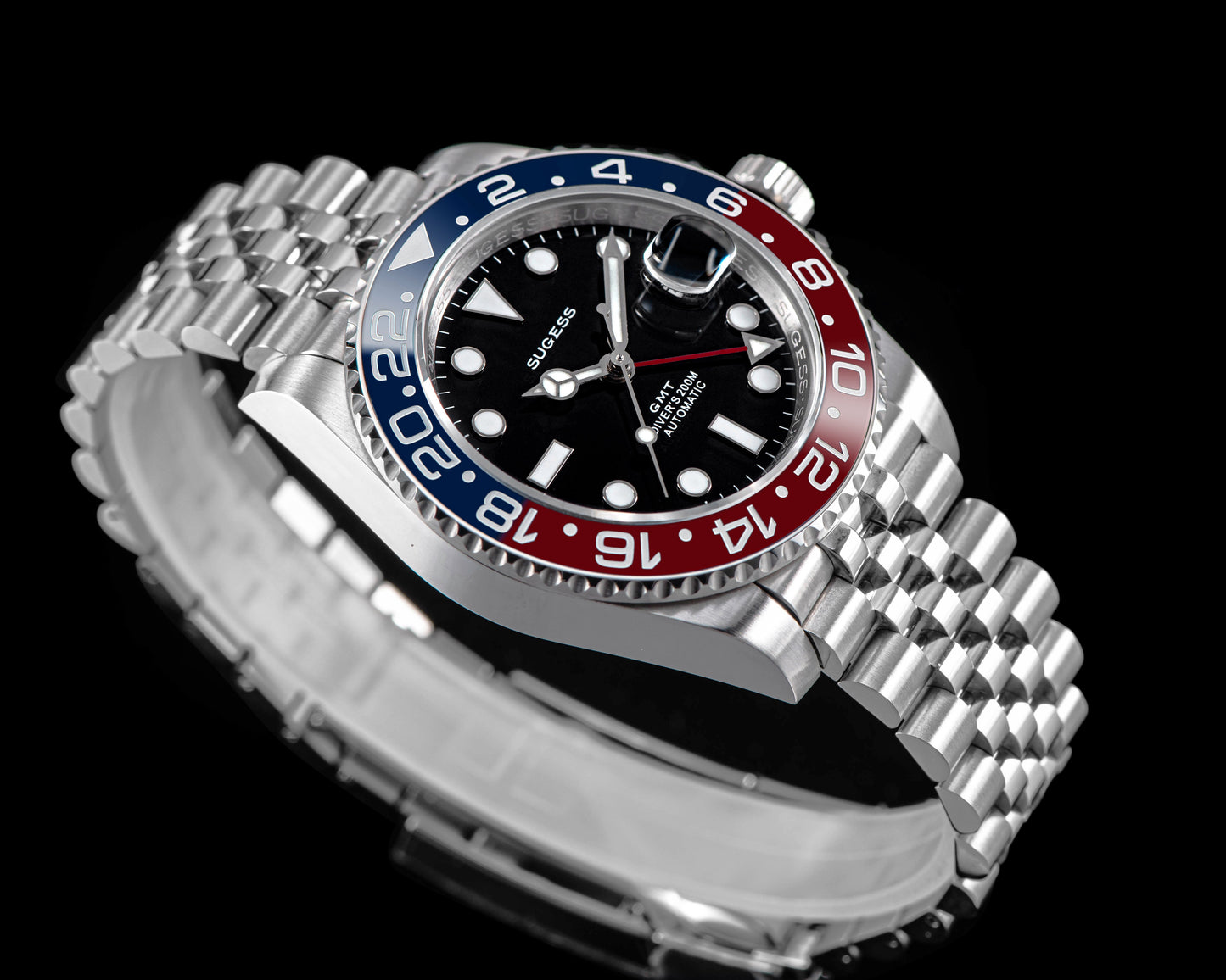 GMT DIVER'S SU126710BLRO Red & Blue Bezel Pepsi Jubilee Bracelet (2024 Updated version)