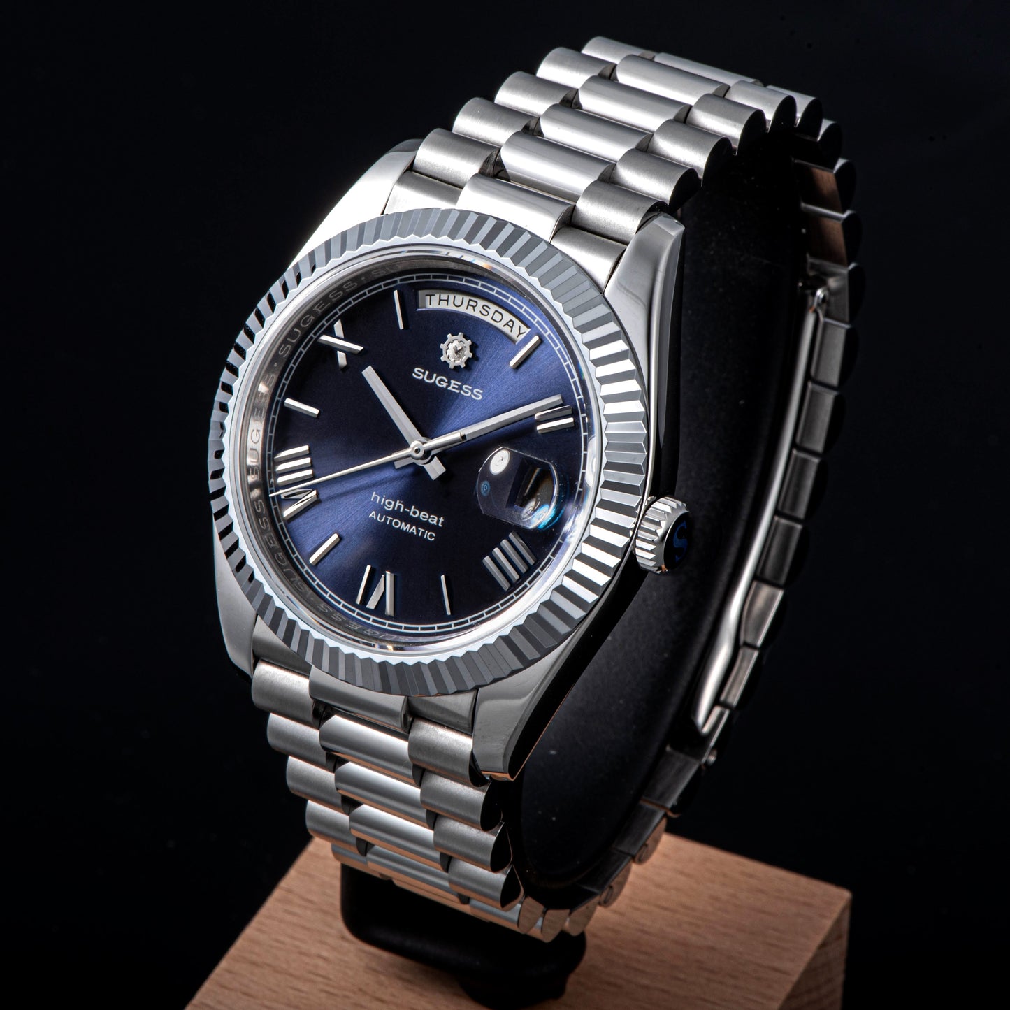 Heritage S433 DD Date and Day Display Stainless-Steel Automatic