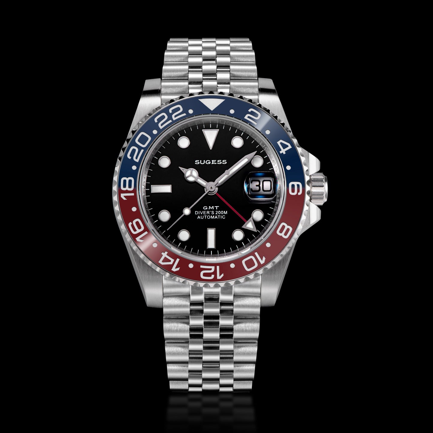 GMT DIVER'S SU126710BLRO Red & Blue Bezel Pepsi Jubilee Bracelet (2024 Updated version)