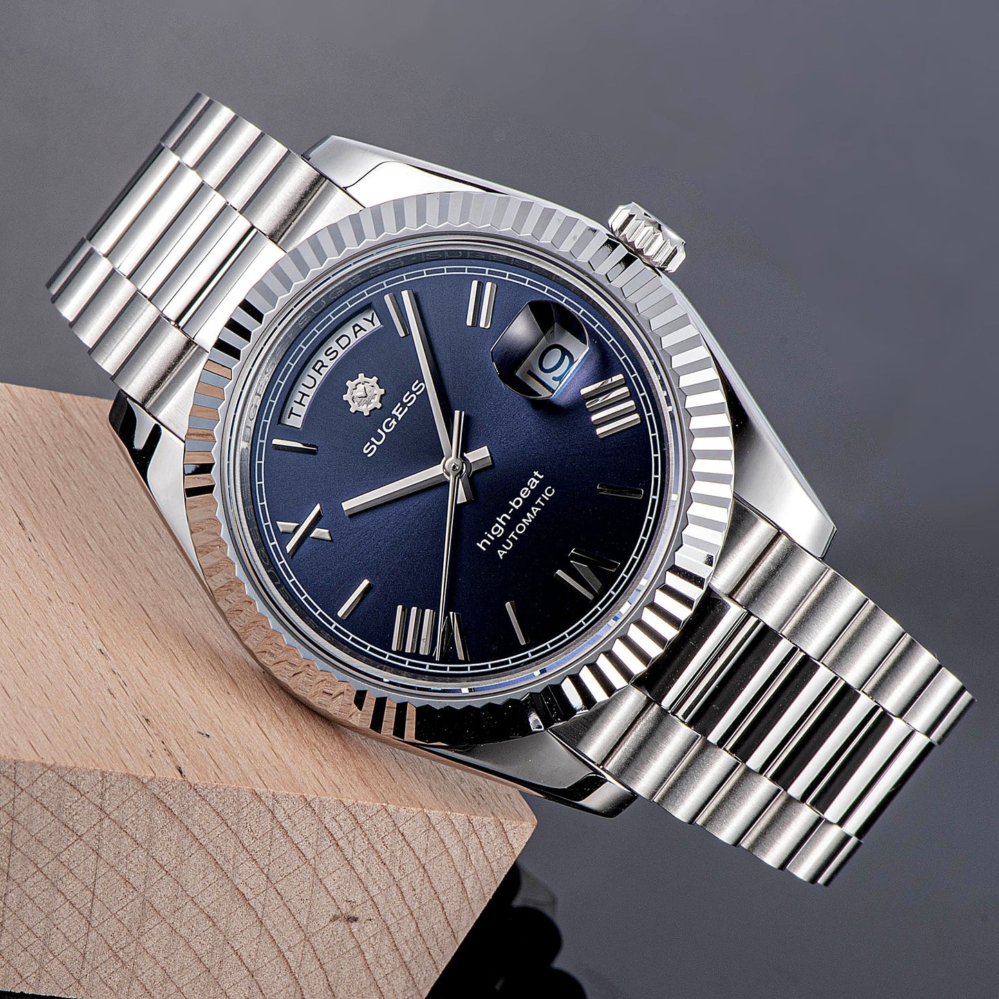 Heritage S433 DD Date and Day Display Stainless-Steel Automatic