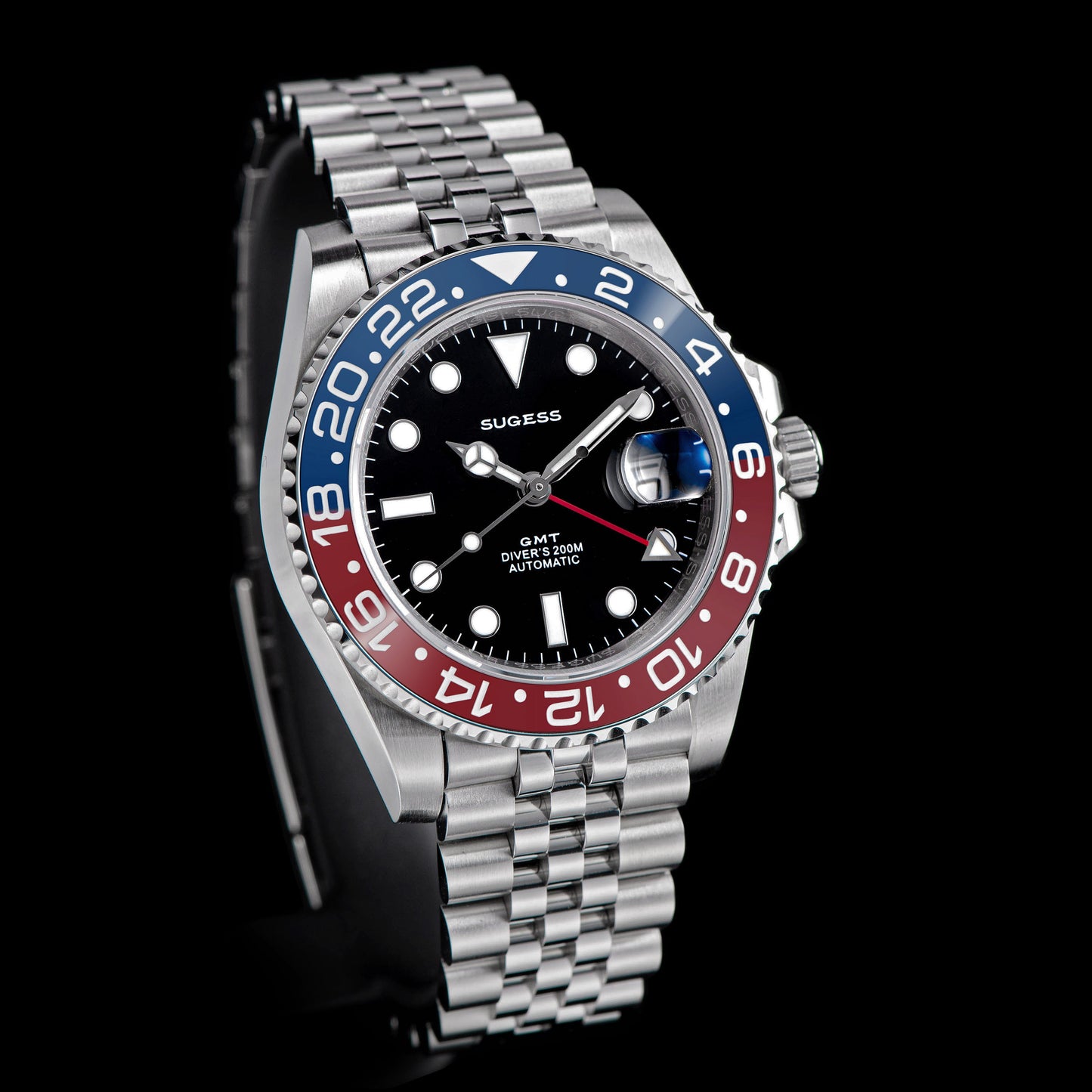 GMT DIVER'S SU126710BLRO Red & Blue Bezel Pepsi Jubilee Bracelet (2024 Updated version)