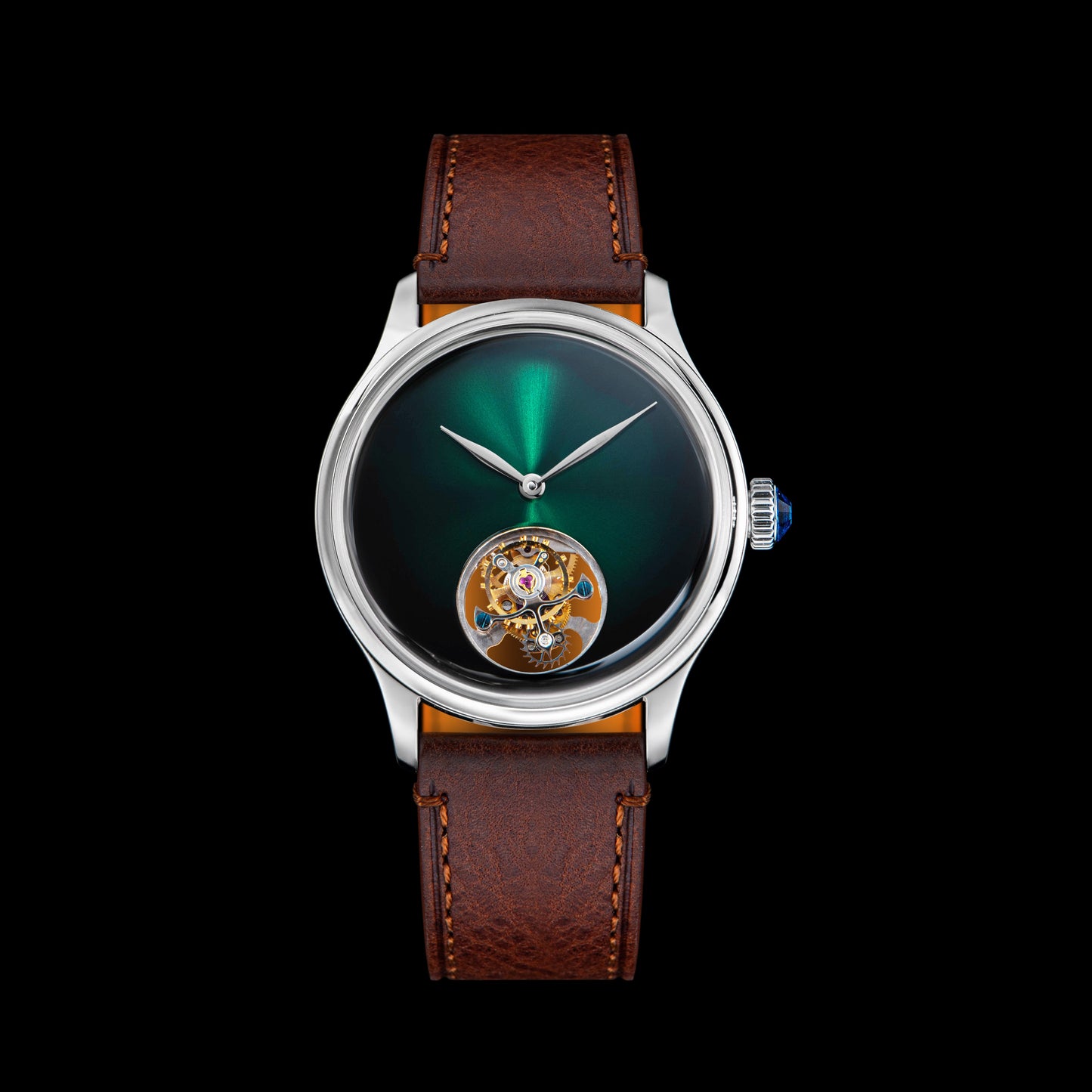 Tourbillon Master S454 Stainless Steel Green Dial