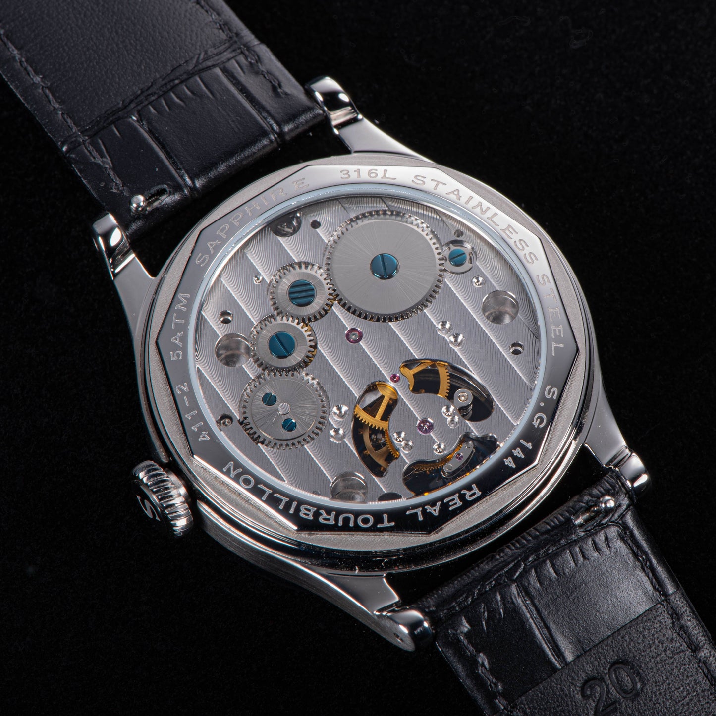 Tourbillon Master SU8000MSBL Stainless Steel Case Blue Dial