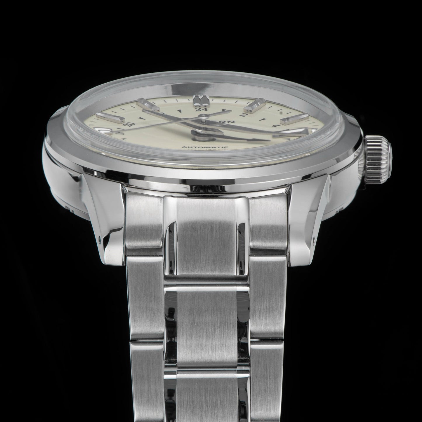 Seestern S446 GMT Watch Creamy Dial (Seiko NH34 GMT movement)