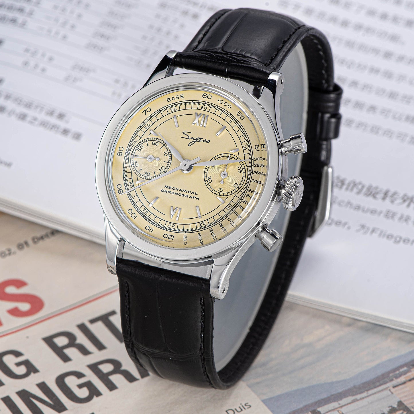 Chrono Heritage 411 SU1901CS Creamy Dial