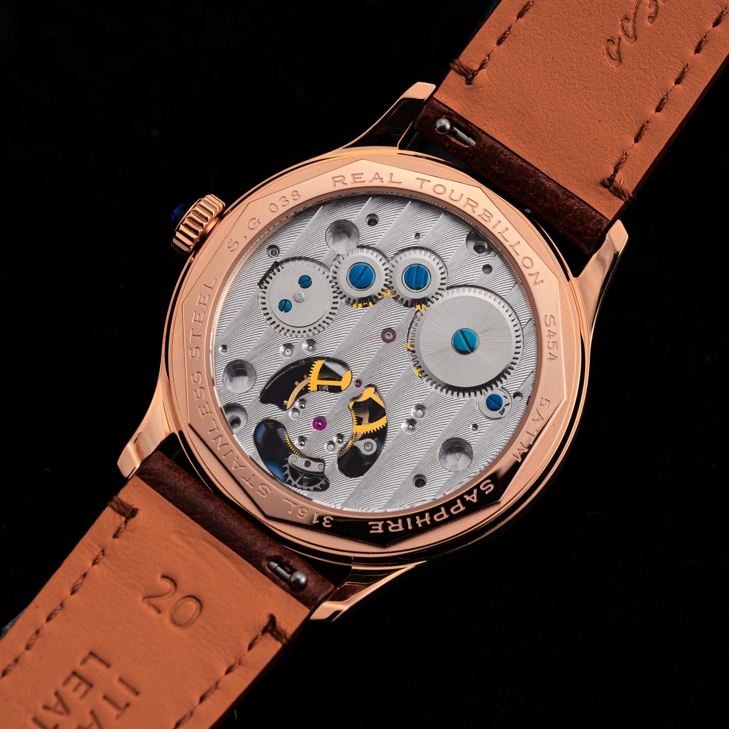 Tourbillon Master S454 Rose Gold Blue Dial