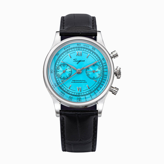 Chrono Heritage S411 SU1901BS Light Blue Dial