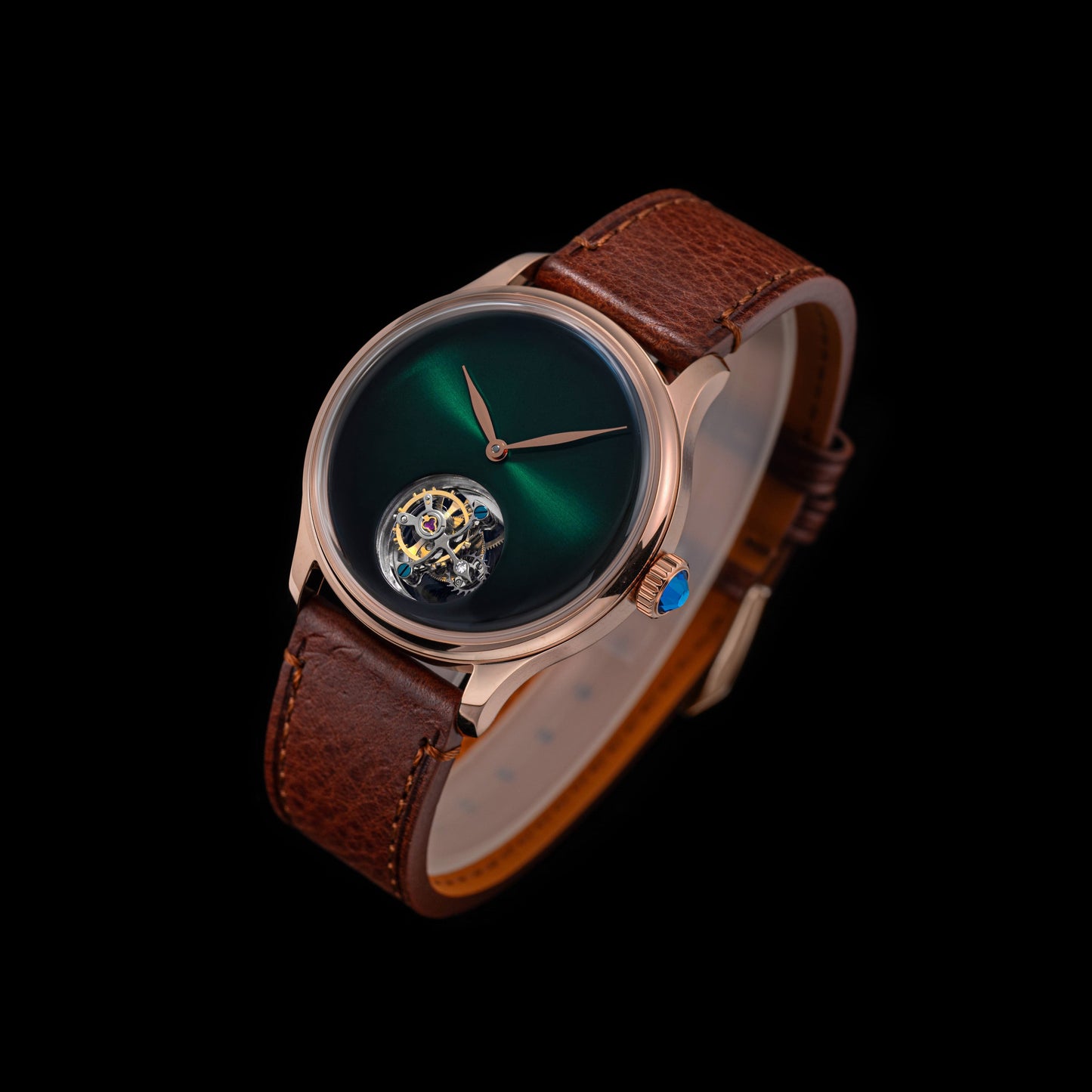 Tourbillon Master S454 Rose Gold Green Dial