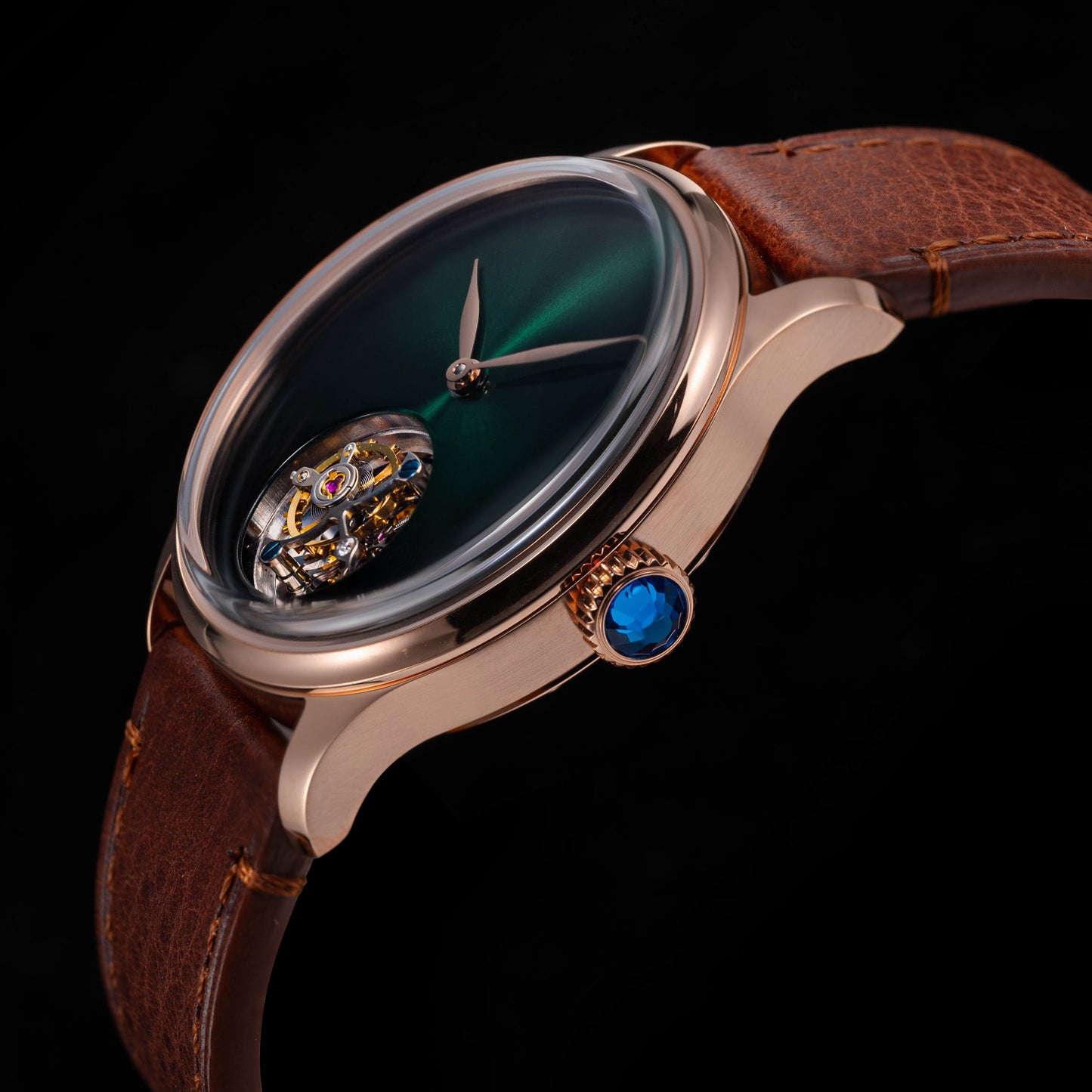 Tourbillon Master S454 Rose Gold Green Dial