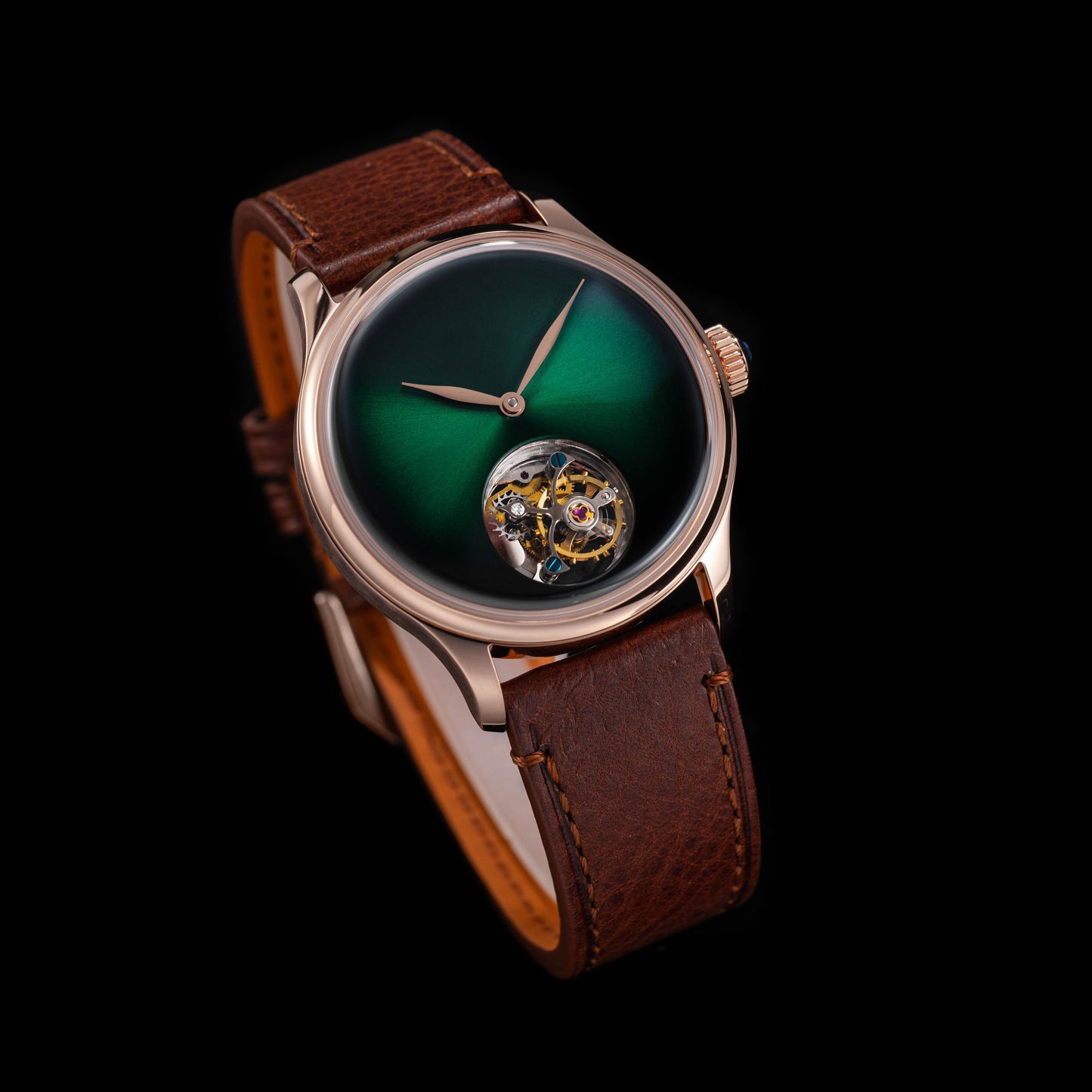 Tourbillon Master S454 Rose Gold Green Dial