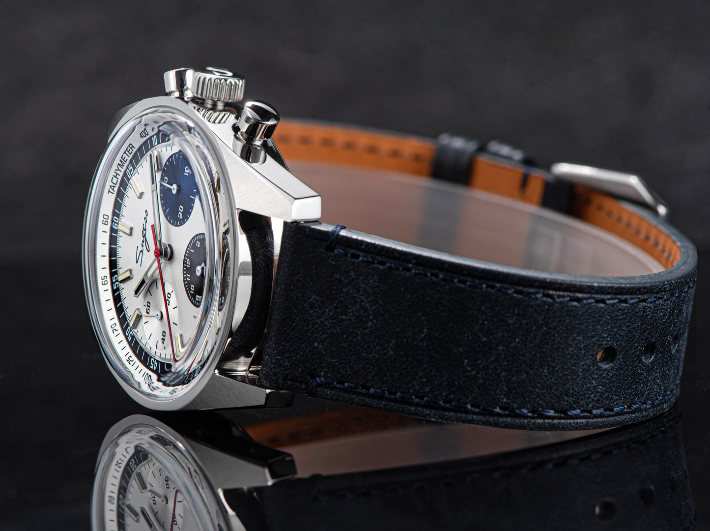 Chrono Heritage 442 Chronograph Special Dial Swan Neck Regulator