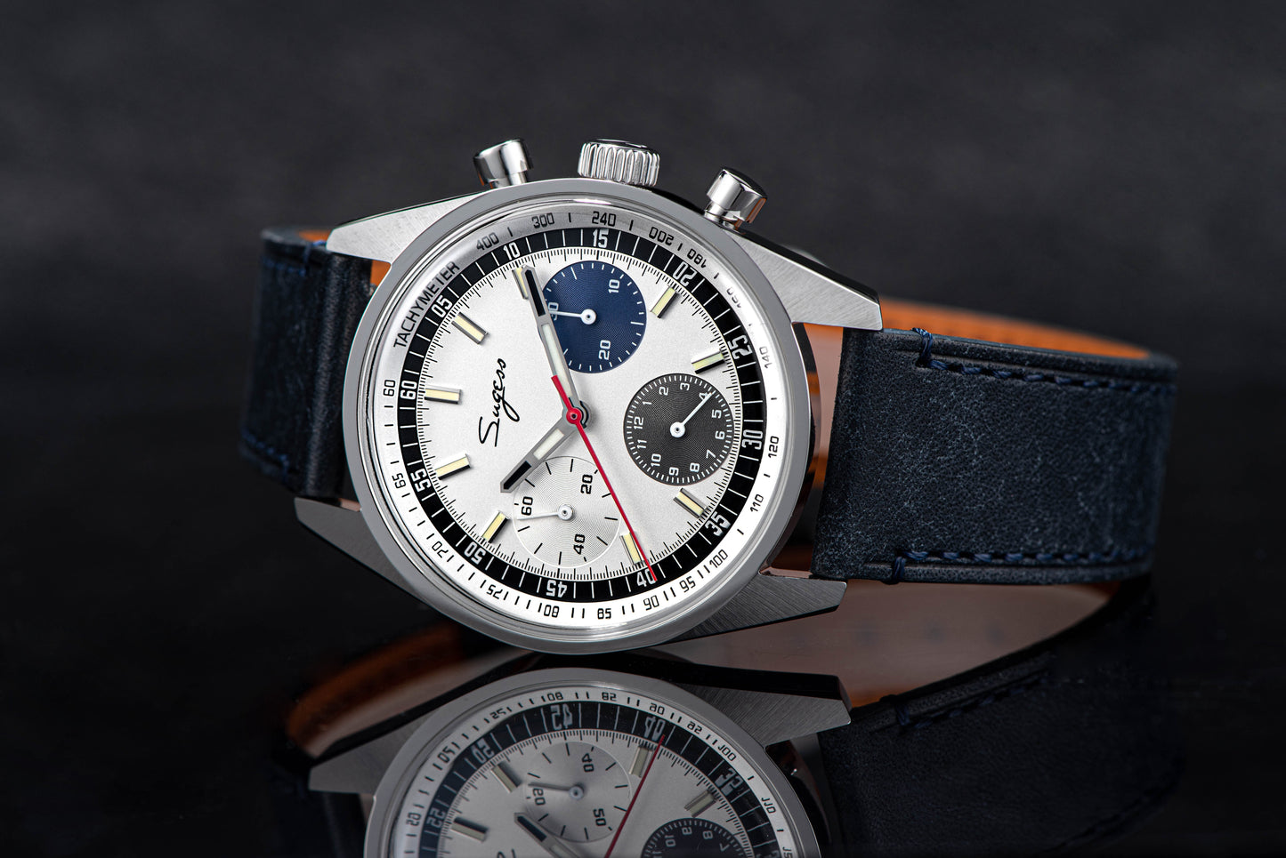 Chrono Heritage 442 Chronograph Special Dial Swan Neck Regulator