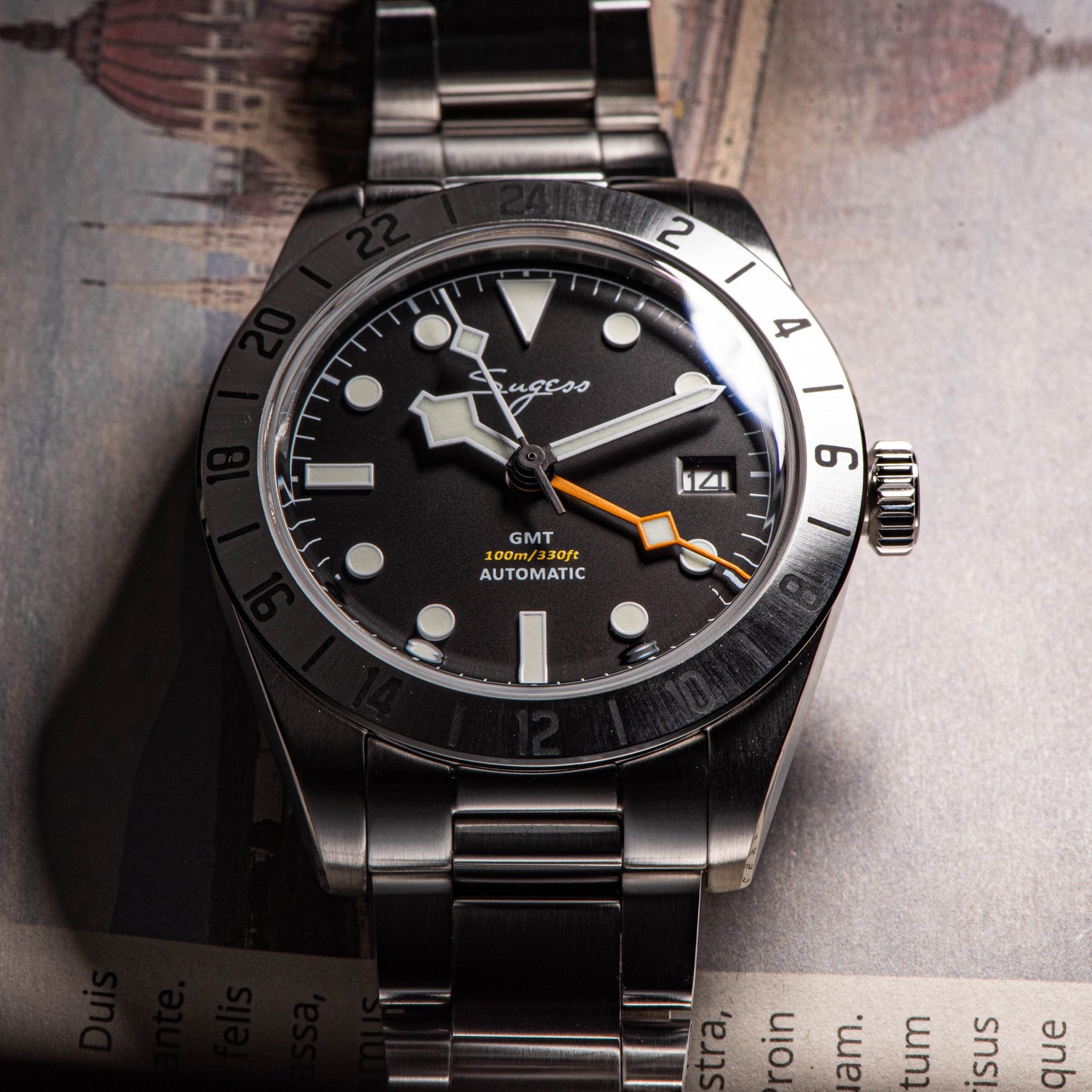 Heritage 431 BB GMT (Seiko NH34 GMT movement)