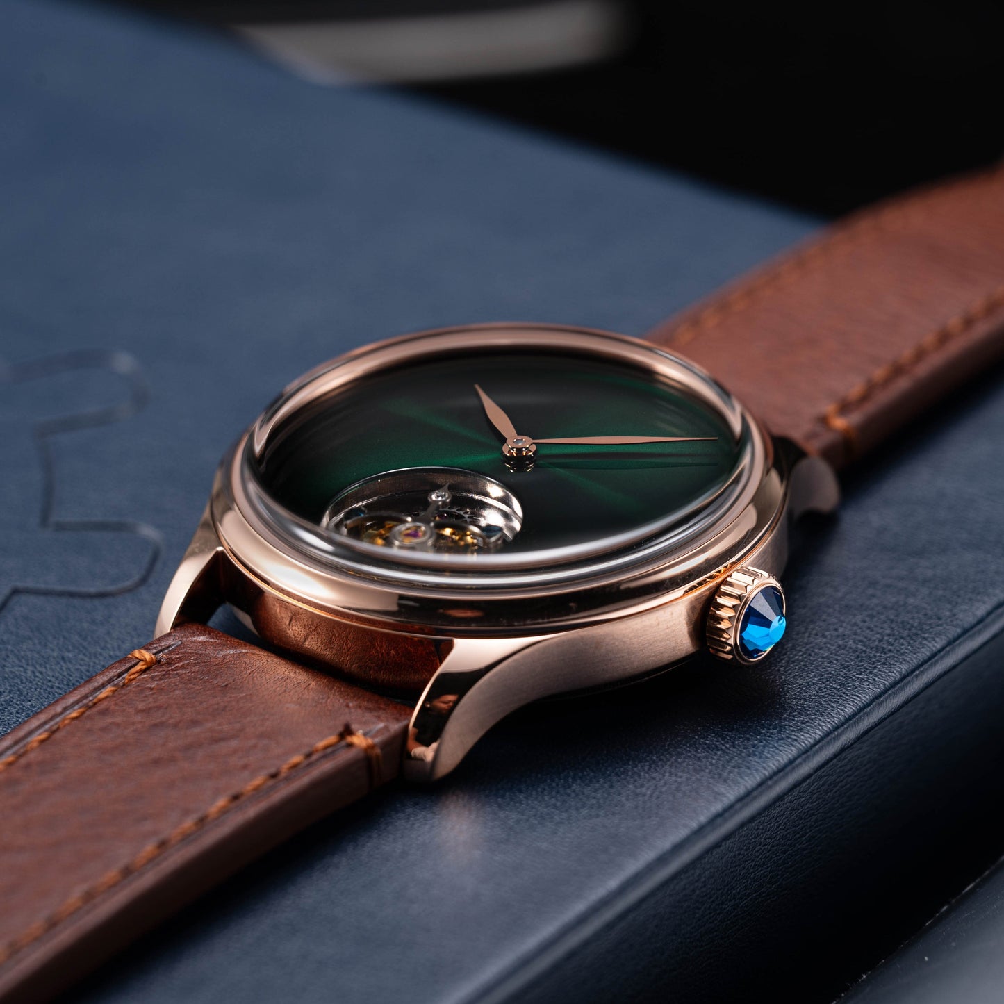 Tourbillon Master S454 Rose Gold Green Dial