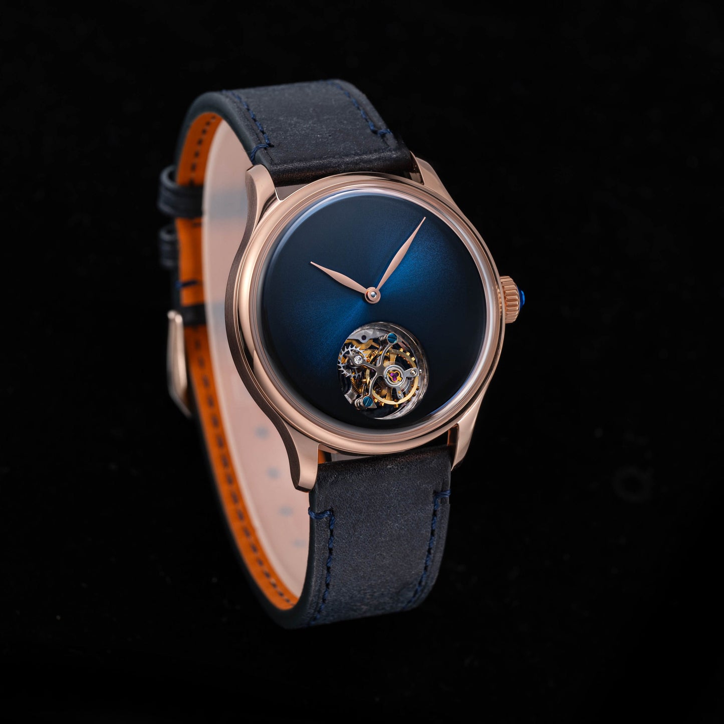 Tourbillon Master S454 Rose Gold Blue Dial