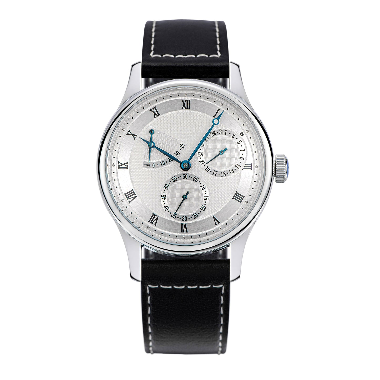 Seagull Movement Watch 1780 40mm Guilloche Dial Automatic