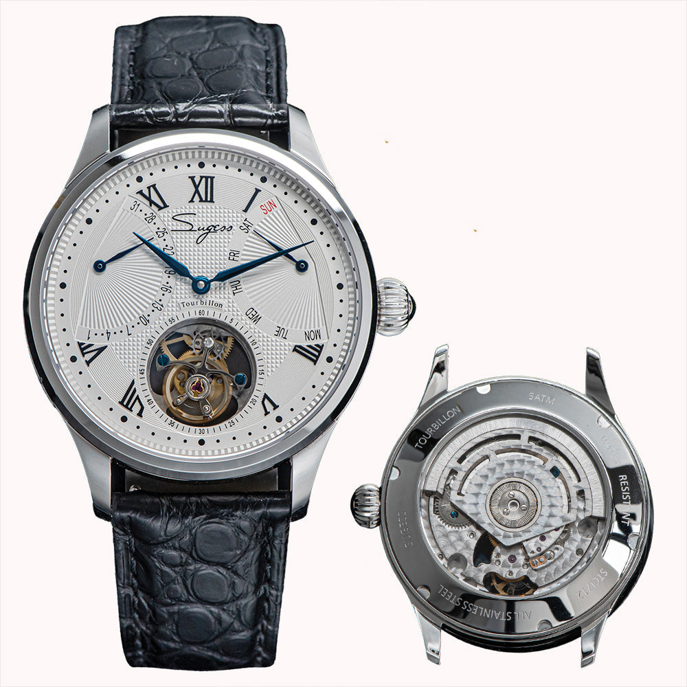 Tourbillon Master SU8004BKR Black Roman Numerals