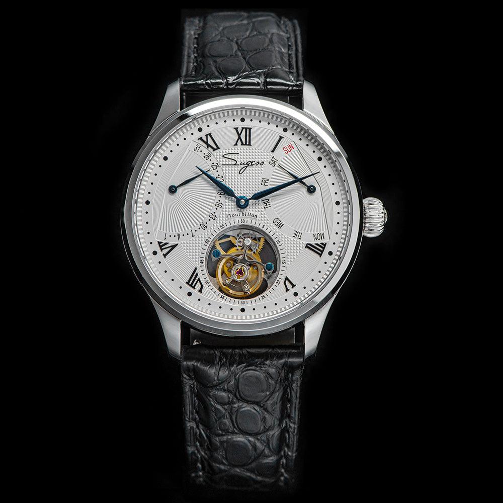 Tourbillon Master SU8004BKR Black Roman Numerals