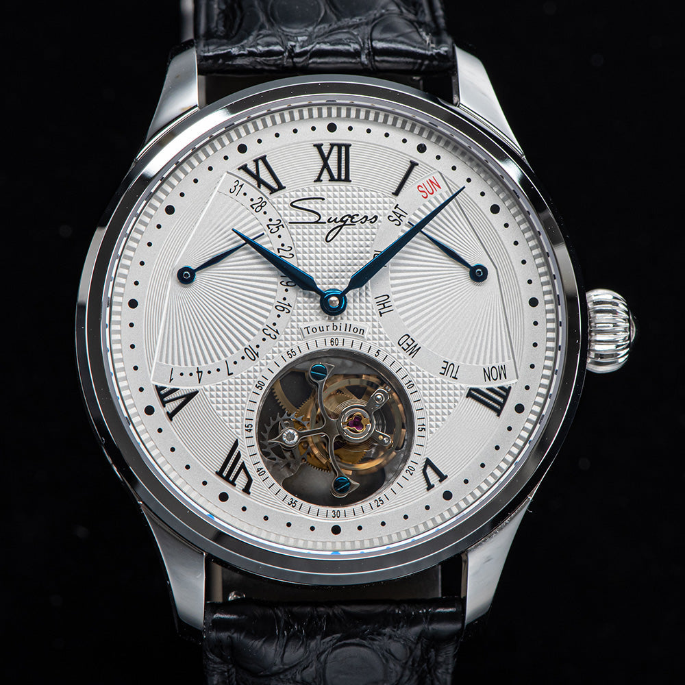 Tourbillon Master SU8004BKR Black Roman Numerals