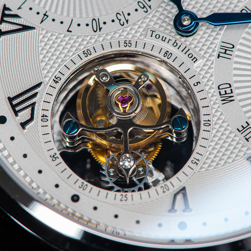 Tourbillon Master SU8004BLR Blue Roman Numerals