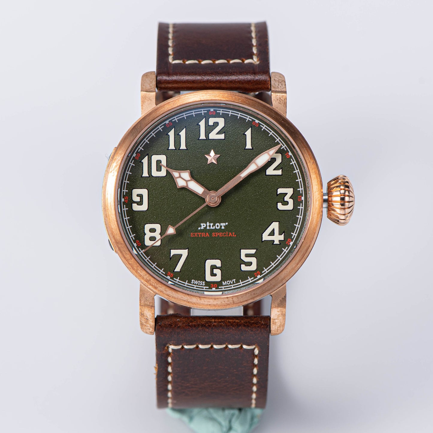 Pilot Master SUPILOT018 Green Dial NH35 Movement