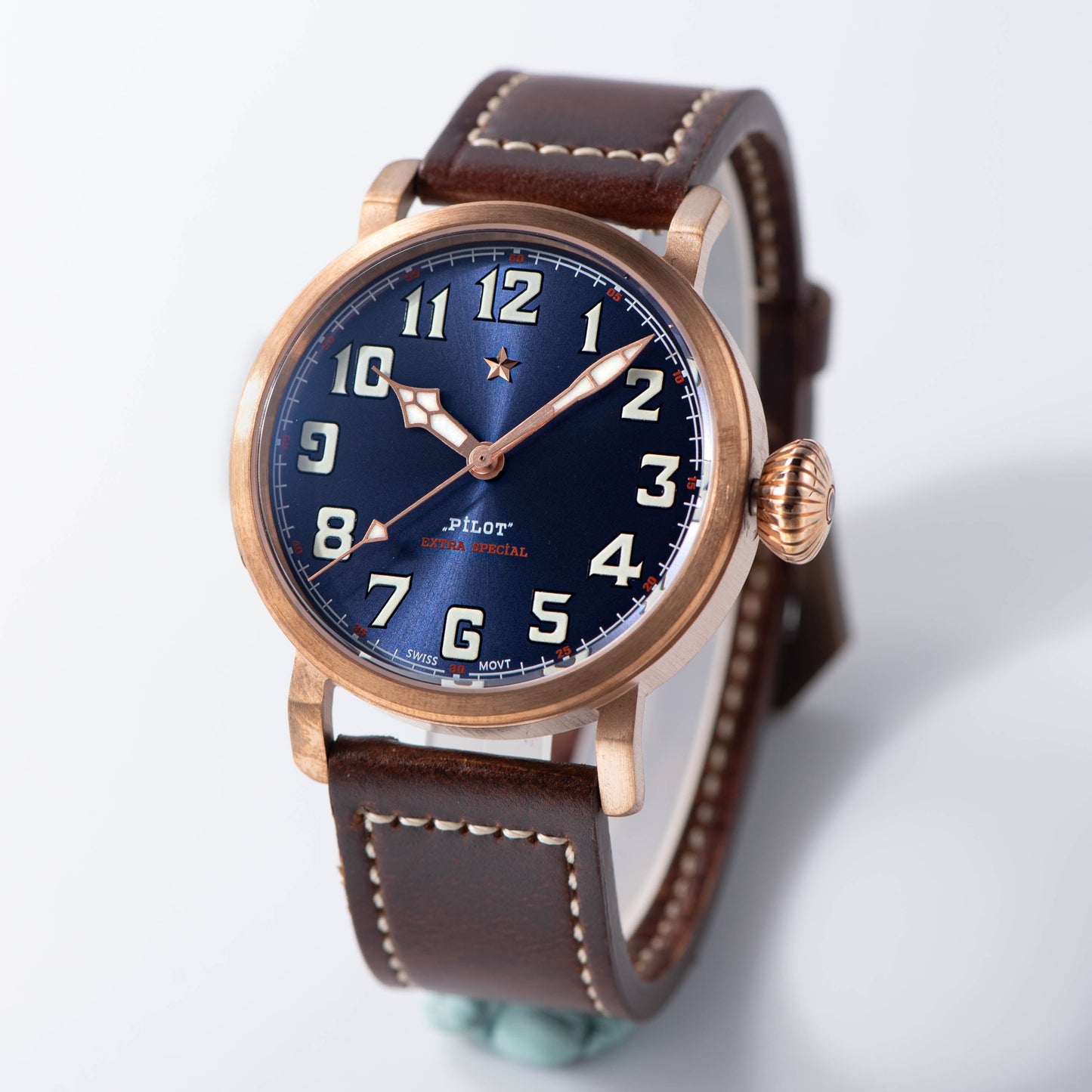 Pilot Master SUPILOT054 Deep Blue Dial NH35 Movement