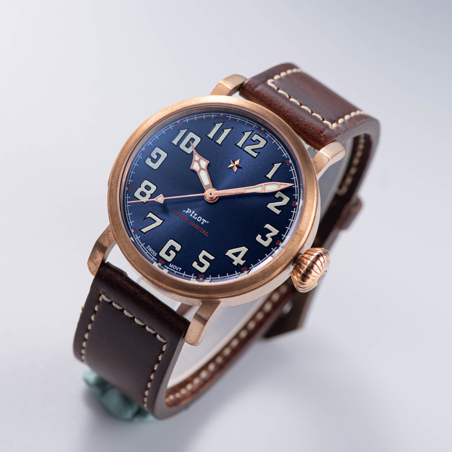 Pilot Master SUPILOT054 Deep Blue Dial NH35 Movement