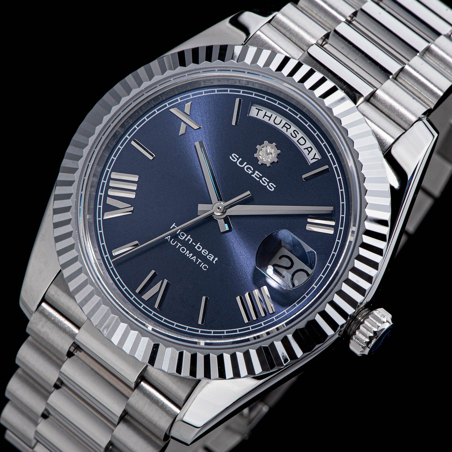 Heritage S433 DD Date and Day Display Stainless-Steel Automatic