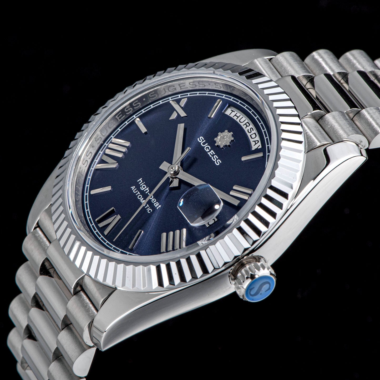 Heritage S433 DD Date and Day Display Stainless-Steel Automatic