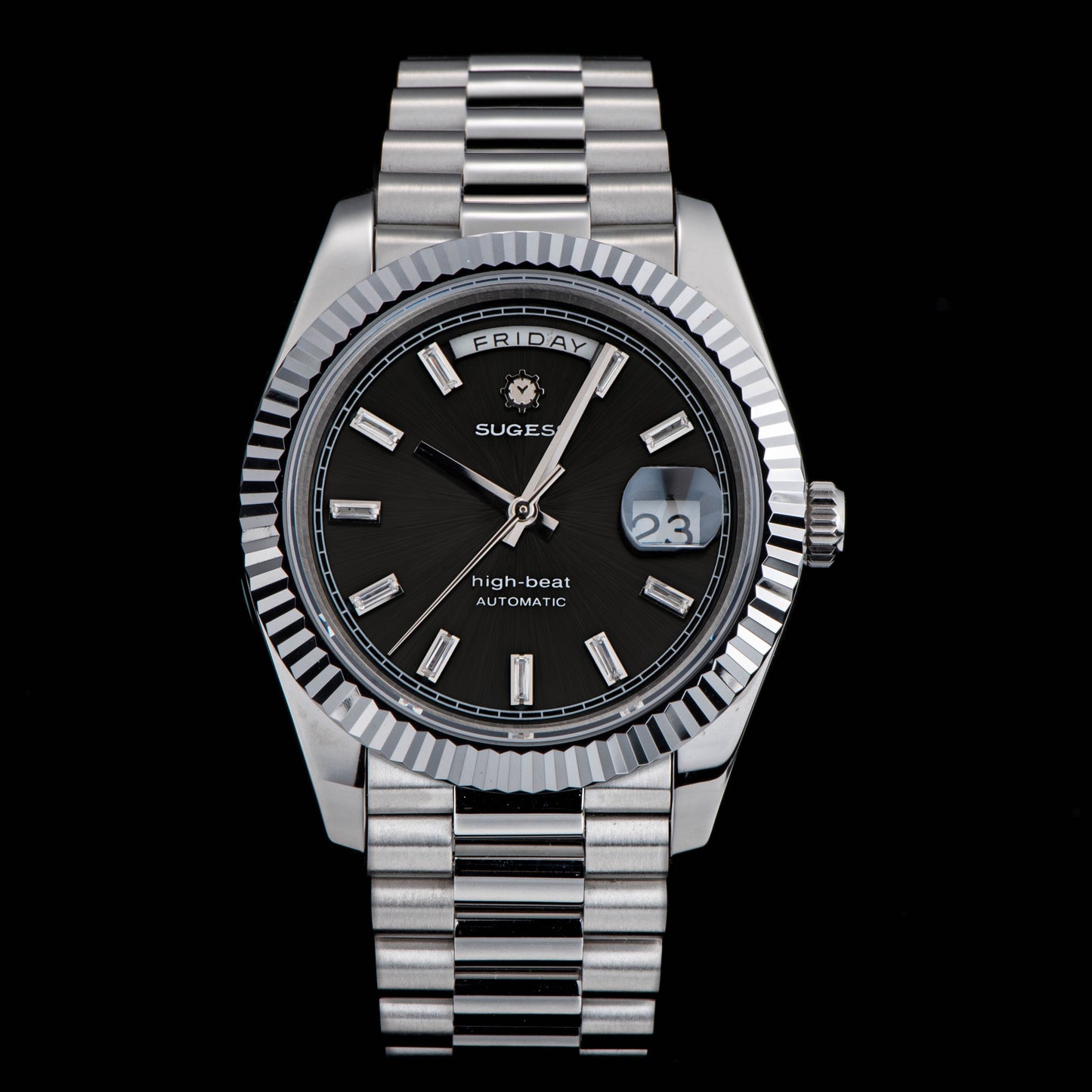 Heritage S433 DD Date and Day Display Stainless-Steel Automatic