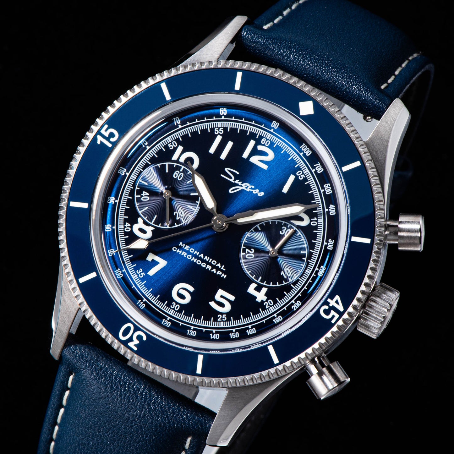 Chrono Heritage 423 Chronograph Blue Dial