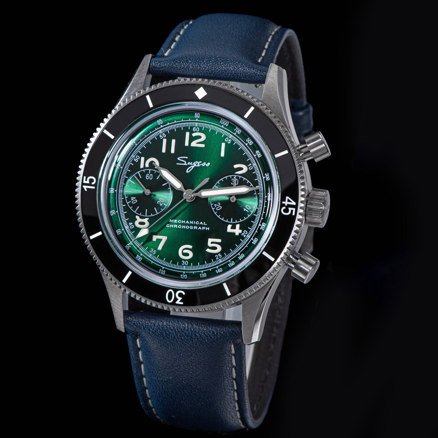 Chrono Heritage 423 Chronograph Green Dial