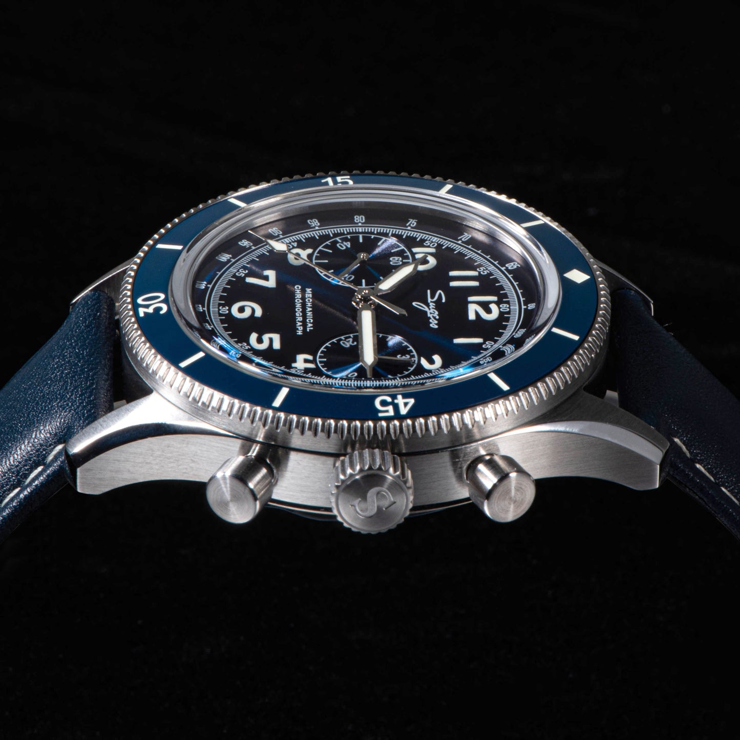 Chrono Heritage 423 Chronograph Blue Dial