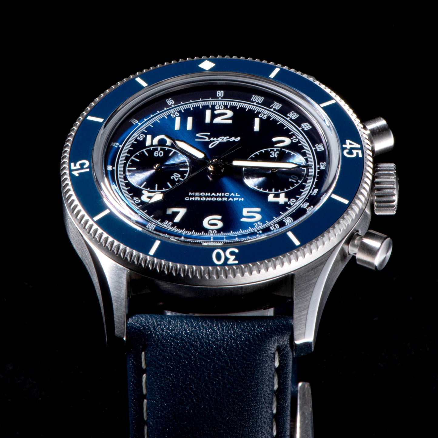 Chrono Heritage 423 Chronograph Blue Dial