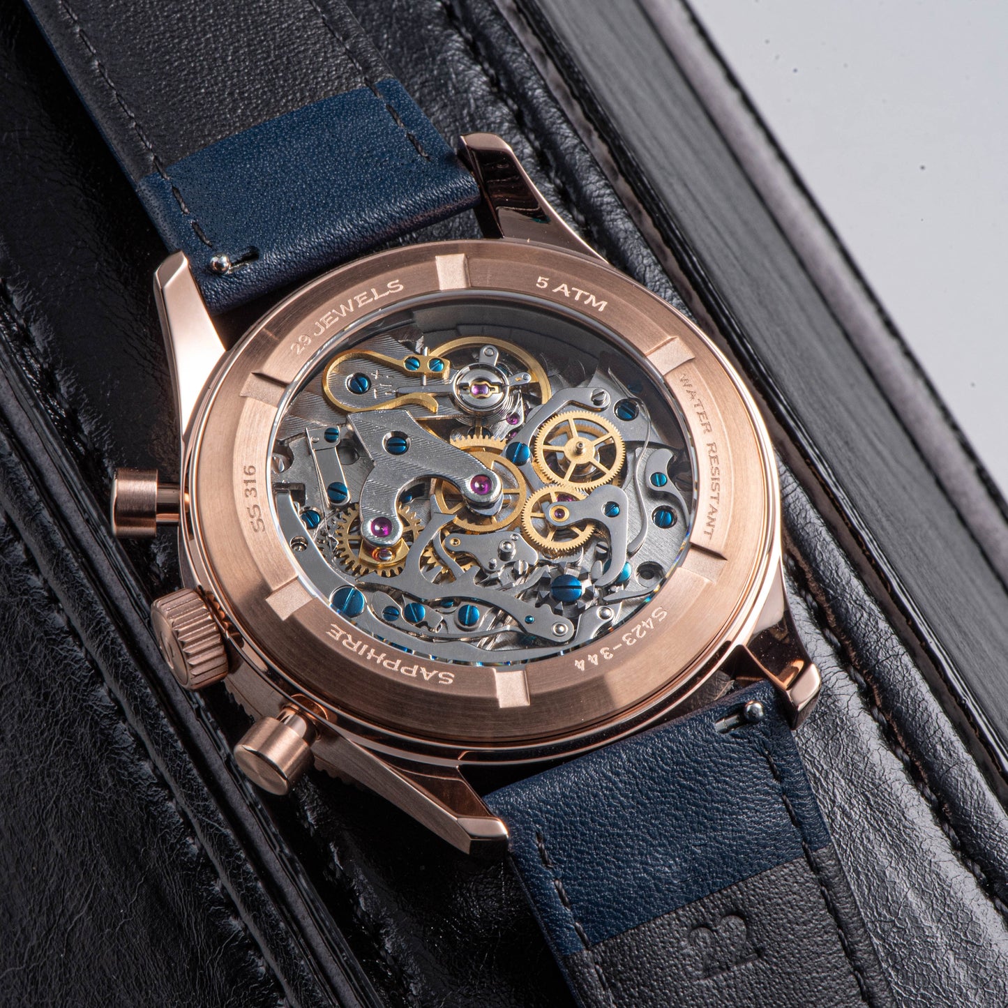 Chrono Heritage 423 Chronograph Rose Gold