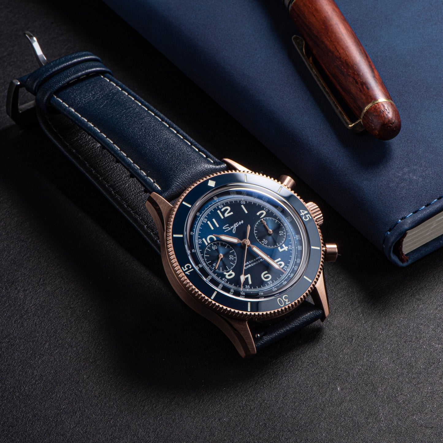 Chrono Heritage 423 Chronograph Rose Gold