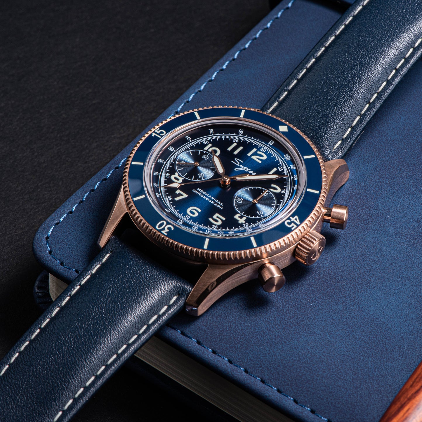 Chrono Heritage 423 Chronograph Rose Gold