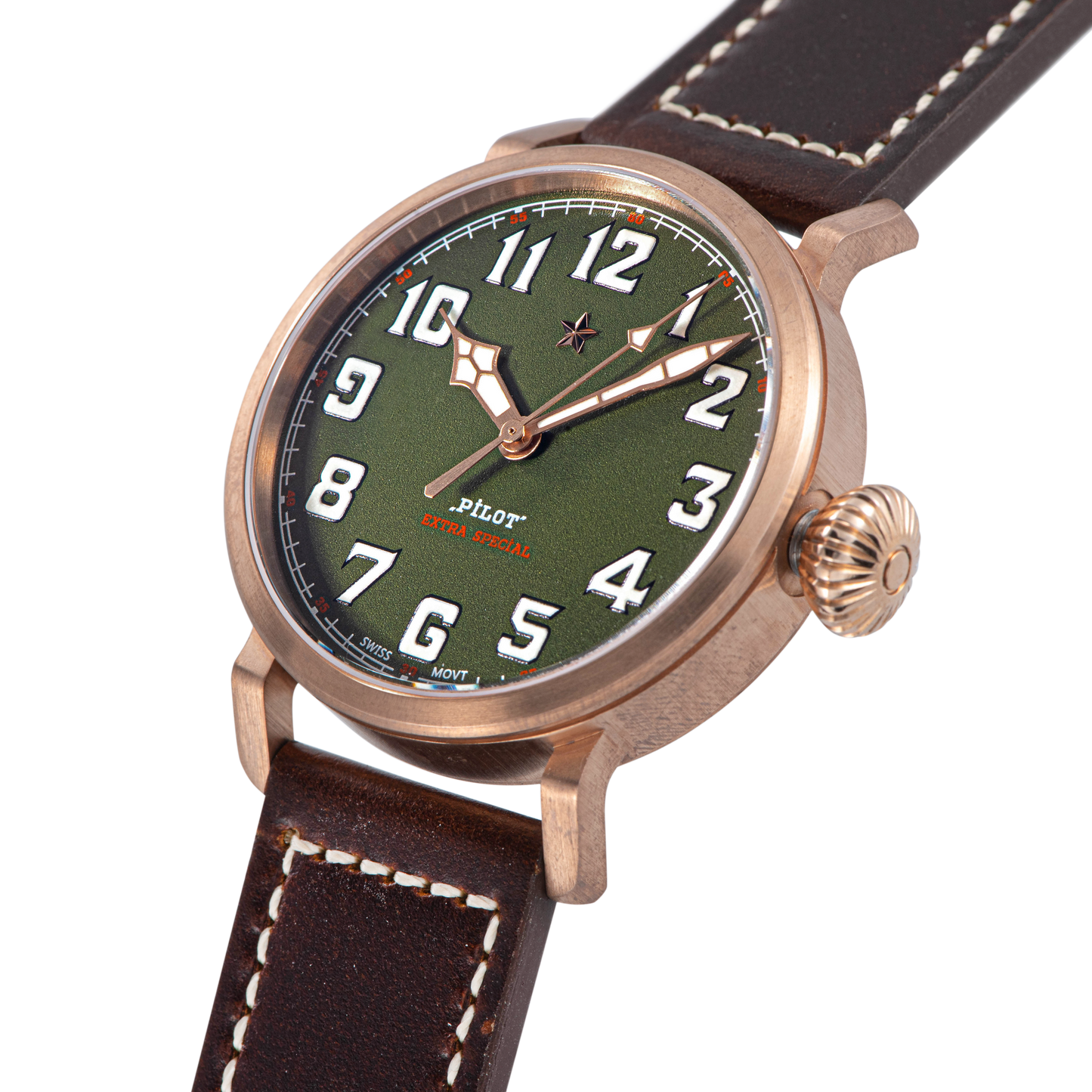 Pilot Master SUPILOT008 Green Dial ST2130 Movement