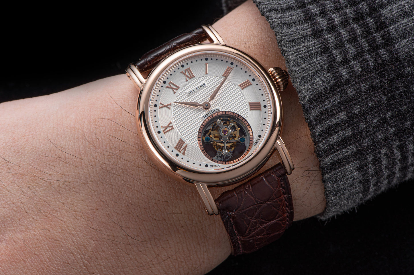 Seakors Tourbillon SE8002GW Automatic Movement