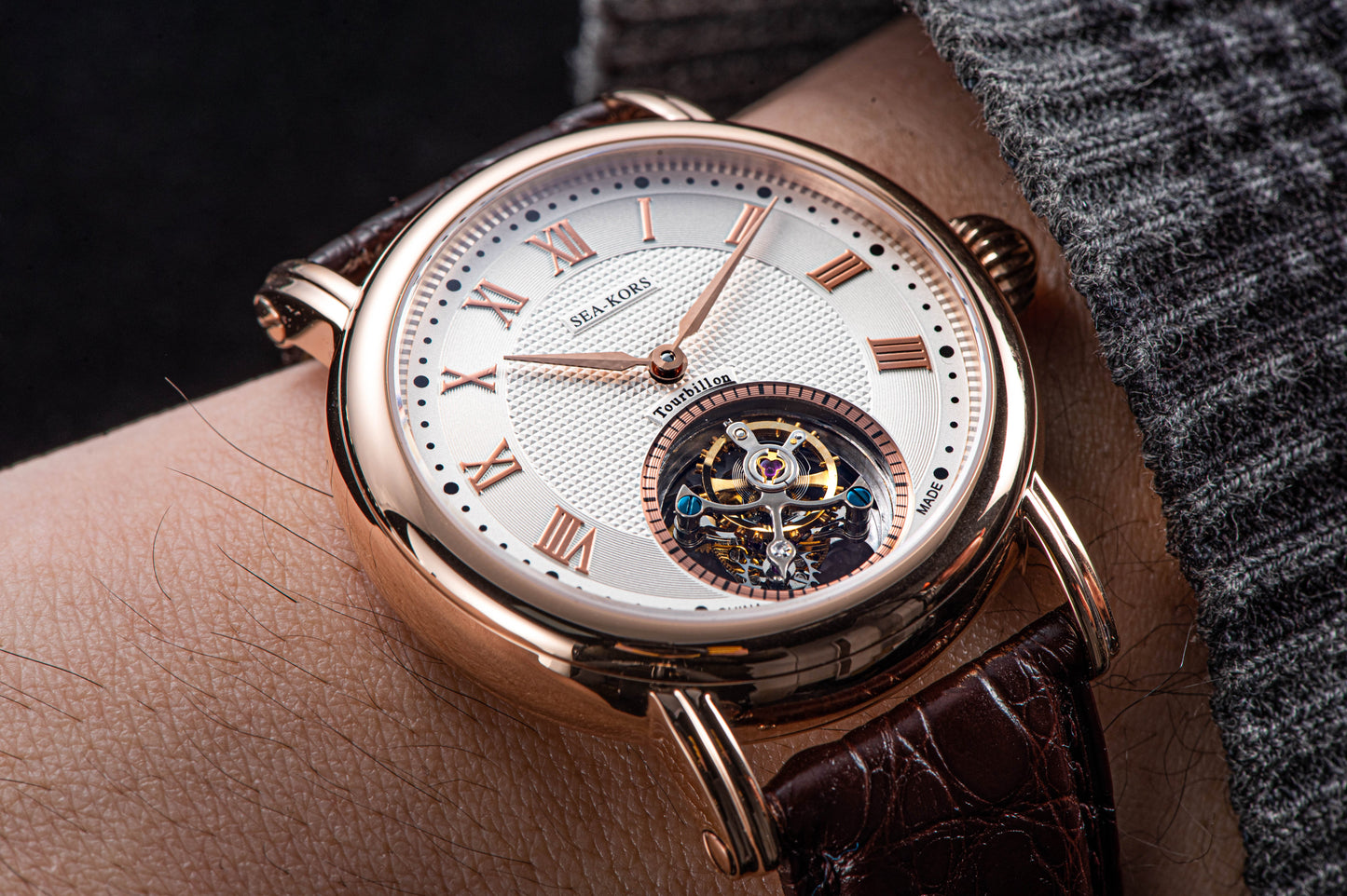 Seakors Tourbillon SE8002GW Automatic Movement