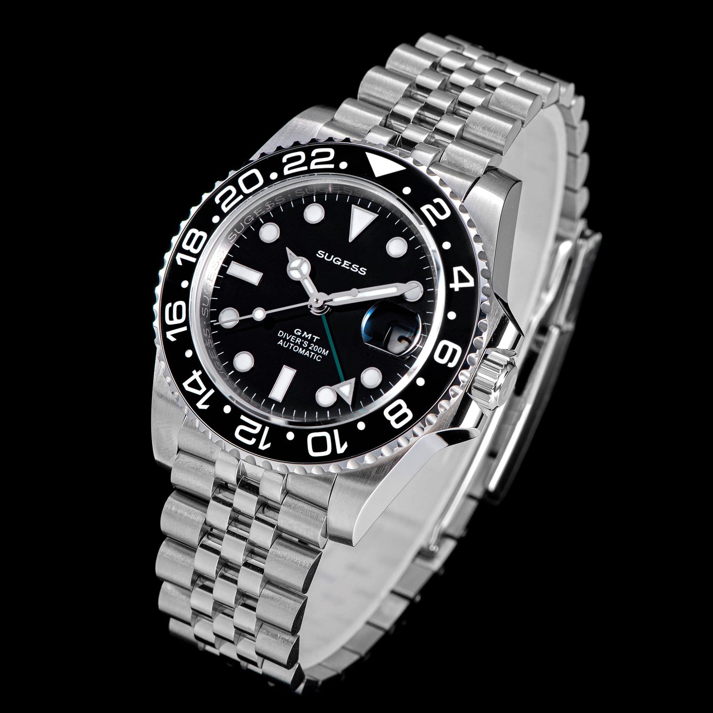 GMT DIVER'S SG116710LN Black Bezel Jubilee Bracelet