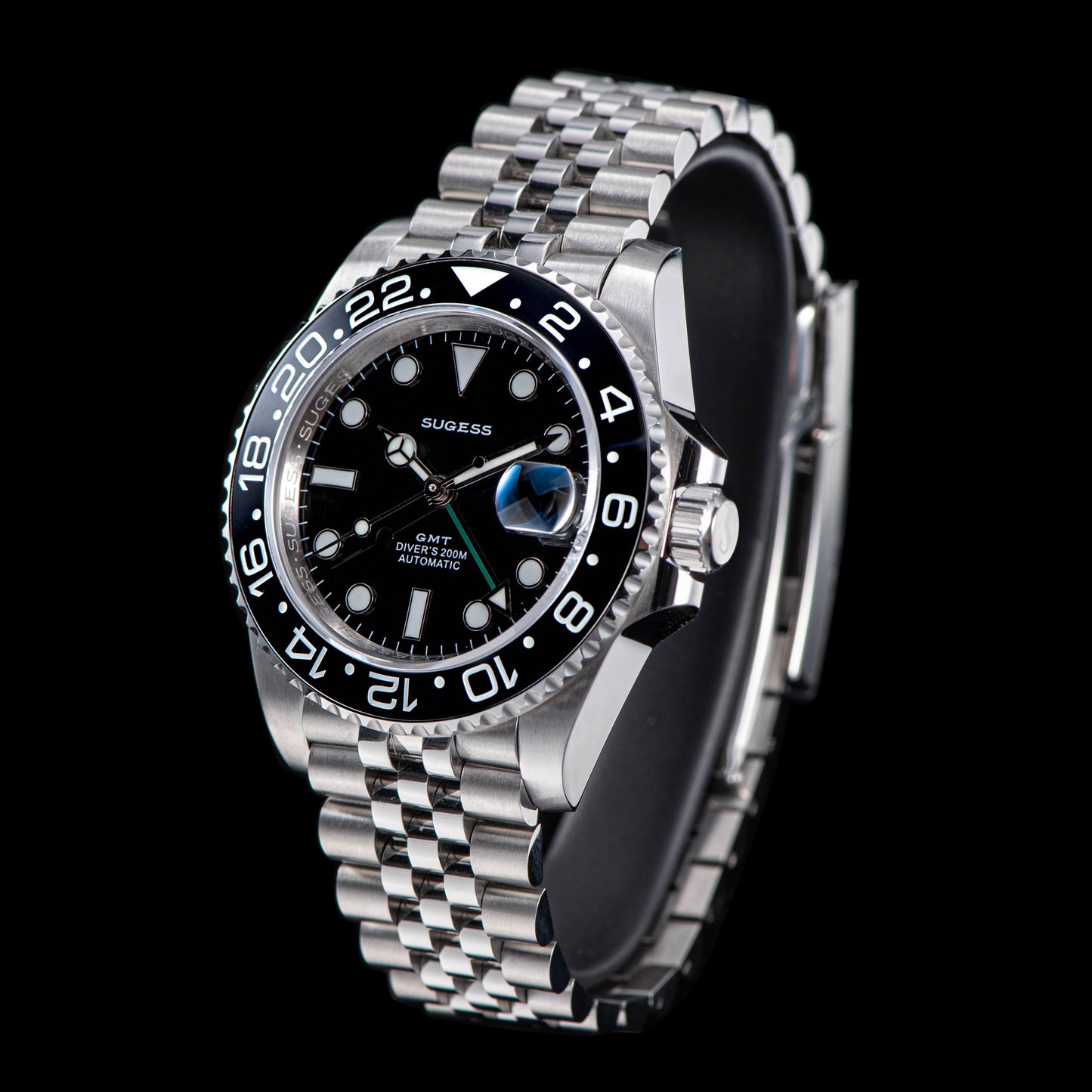 GMT DIVER'S SG116710LN Black Bezel Jubilee Bracelet