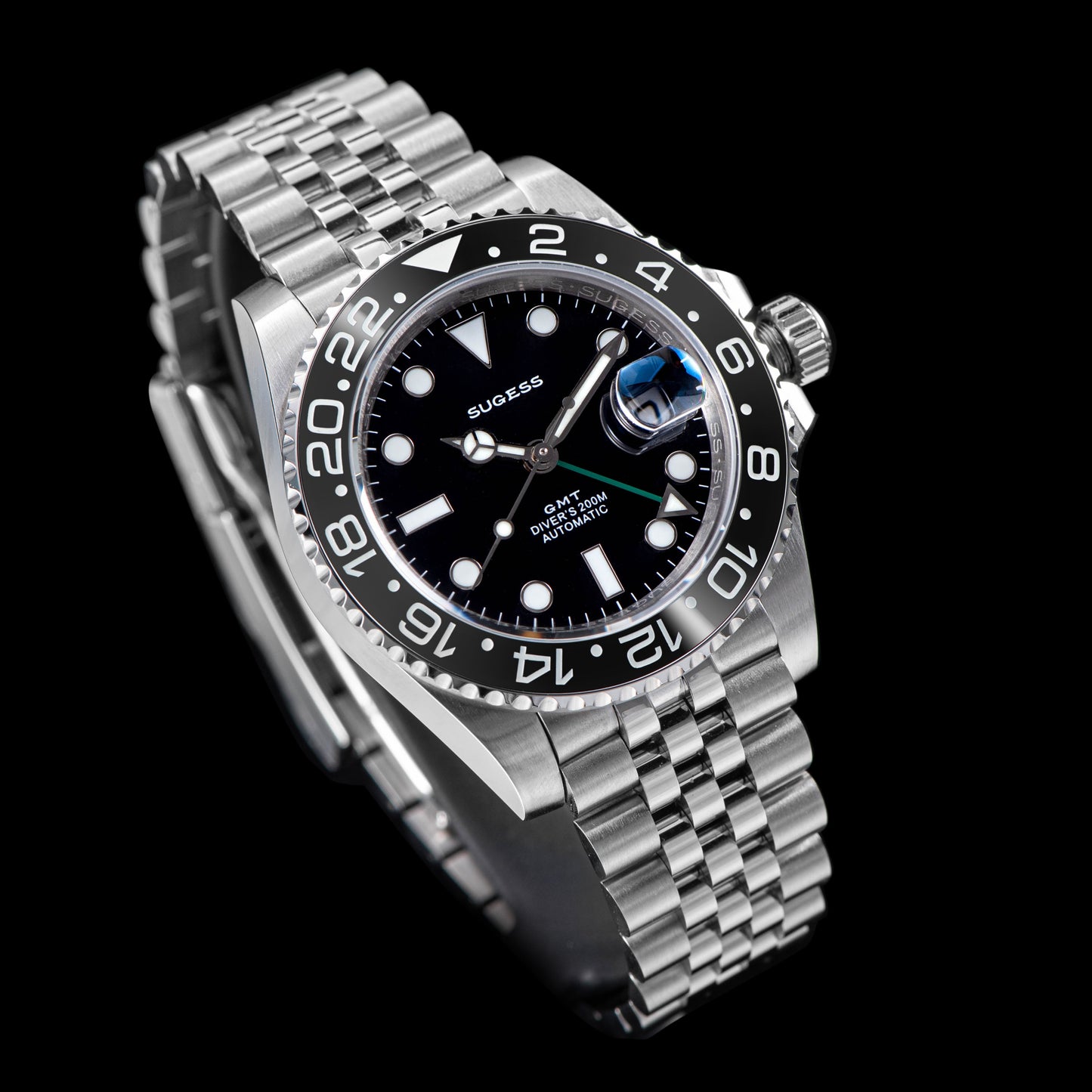 GMT DIVER'S SG116710LN Black Bezel Jubilee Bracelet