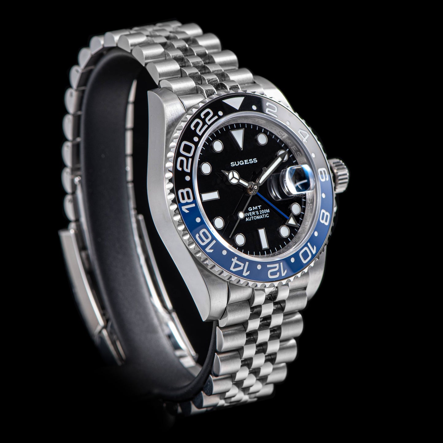 GMT DIVER'S SG126710BLNR Blue & Black Bezel Jubilee Bracelet