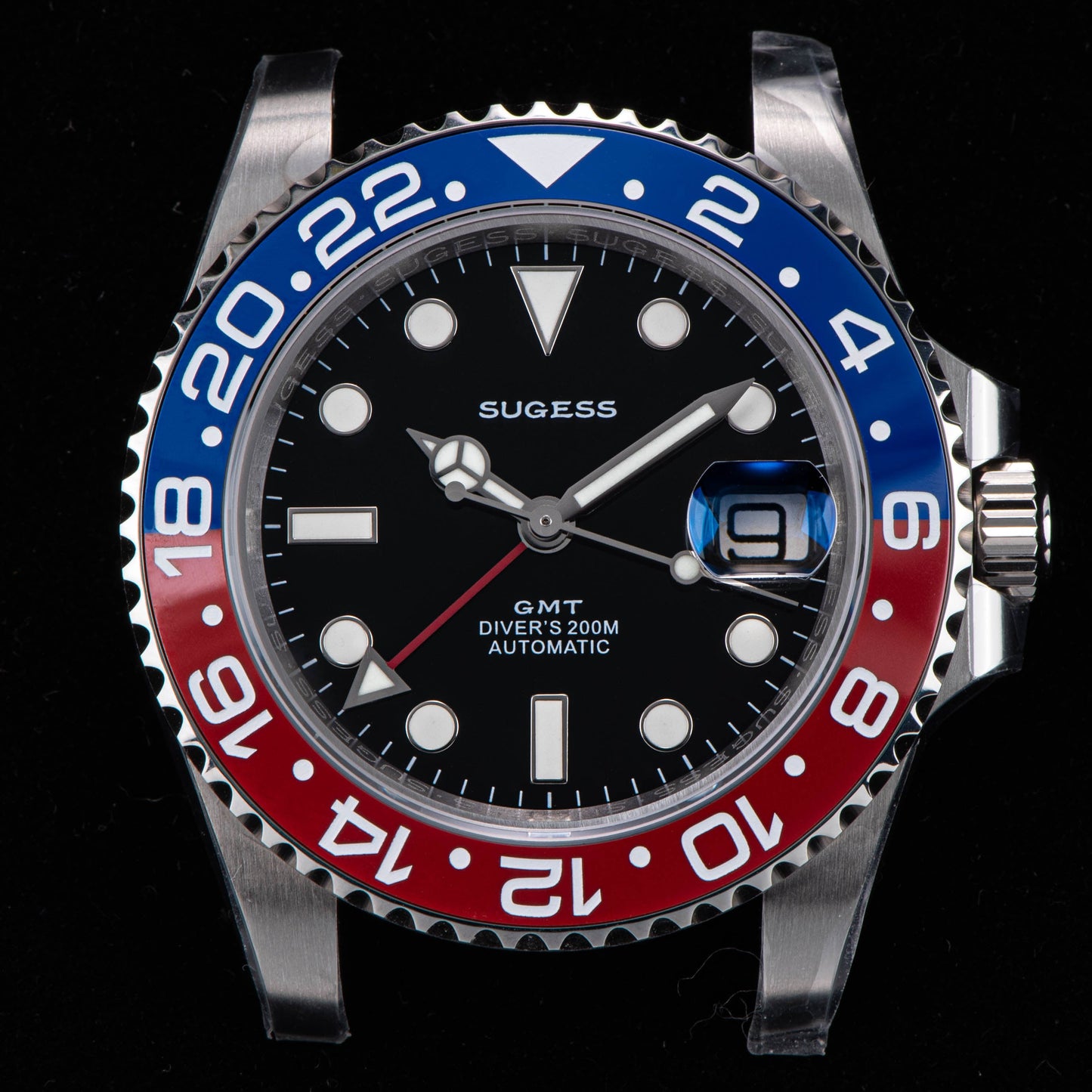 GMT DIVER'S SU126710BLRO V2 Red & Blue Bezel